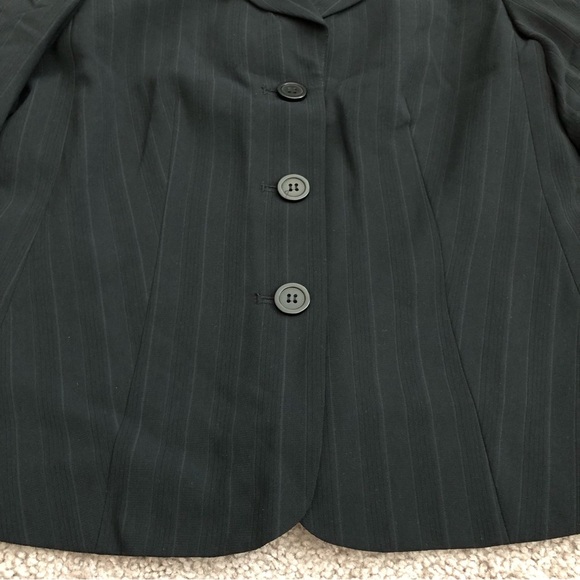 Ann Taylor Petite Black Blazer Suit Jacket Womens 6P - Picture 2 of 12